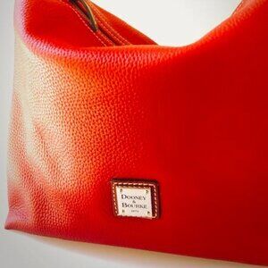 Dooney & Bourke Red Pebbled Leather Purse